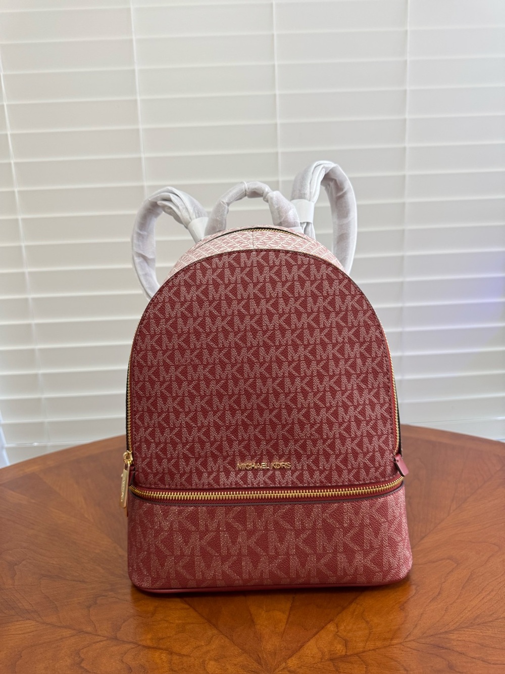 Michael Kors Signature Logo Medium Backpack